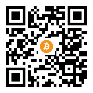 bitcoin:1FuU5ceRwWR16awm2nKg8av5kfnprtKM8D black Bitcoin QR code
