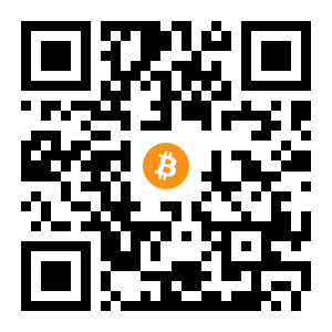 bitcoin:1FuobsbkTdjbJd7fnJ7CrXtreDbiK4RTeV black Bitcoin QR code