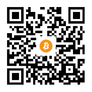 bitcoin:1FvBucYPAiKJzM4uy49QHpZCV4DsvRsFFx black Bitcoin QR code