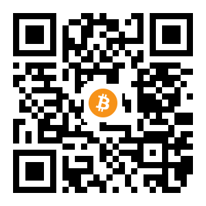 bitcoin:1FwcC3TLToBvauJvFjAgFyNSvgPmExsp2R black Bitcoin QR code