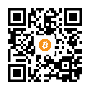 bitcoin:1FxBSDVj5pB8RCZ38tihsGnV1AURiU2JaG black Bitcoin QR code