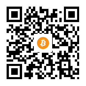 bitcoin:1FyPrpZnwLhLFspjYkA9DQjLkjd1ogXdJB black Bitcoin QR code
