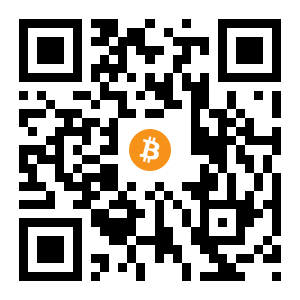 bitcoin:1FyUBsXHNnHcfphCnLbRm9g5iAFokiCown black Bitcoin QR code