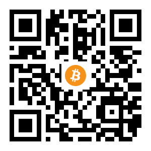bitcoin:1FyzpJ6e2HQ2Sbife6AeLz9sLNZNaaxiQB black Bitcoin QR code