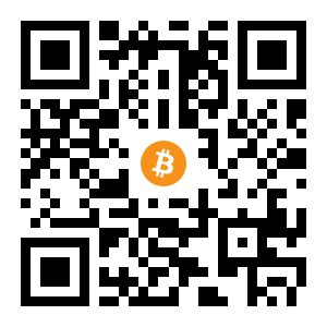bitcoin:1Fz85mvdTNti1uw2Ys9JphWYfsdZG7p1cW black Bitcoin QR code