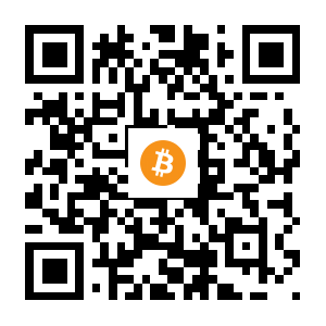 bitcoin:1Fzp1jMmY66GnWw8ey5ofDKcRfJKsb8dgi black Bitcoin QR code