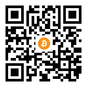 bitcoin:1FzuSeFBiTCATSFkgWZ7PjzbXybB4d6DhE black Bitcoin QR code