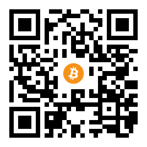 bitcoin:1G112XKmsWTGz6XSxCxMDXkGrYMzn3QDuZ black Bitcoin QR code
