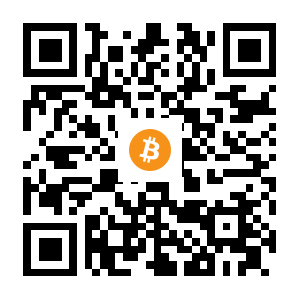 bitcoin:1G1aXGNSWJWw4WnLcZnunSaBJGF9ucRRjZ black Bitcoin QR code