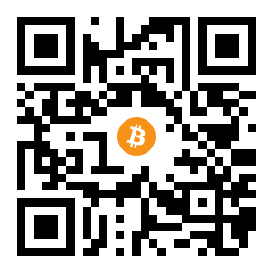 bitcoin:1G1iBsag1hqJ5UjRZmtJMnPx9YQ9adjW1x black Bitcoin QR code