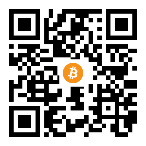 bitcoin:1G1oaENd7Wno95jc5TQwRj81FzFfxnvokC black Bitcoin QR code