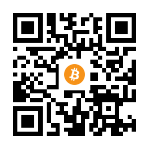 bitcoin:1G2cDTwMBQvbyhoV6Xk3PrJtkdgSeeWnY1 black Bitcoin QR code