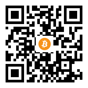 bitcoin:1G2mvwpznTvkjyfxMSvAv55LyfVJwDb1Gz black Bitcoin QR code