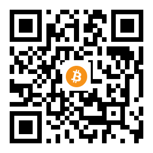 bitcoin:1G4hWSkRBoNMGRZRjXMGeXeJxvGpmQ1BAc black Bitcoin QR code