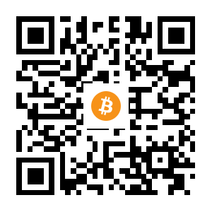 bitcoin:1G548RgxSXhpPN3DkXp5cQ6DADE9eD6ArR black Bitcoin QR code
