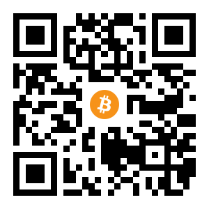 bitcoin:1G58DZMCQvEcdVKF2hQjsFuWkXwAs2NuAU black Bitcoin QR code