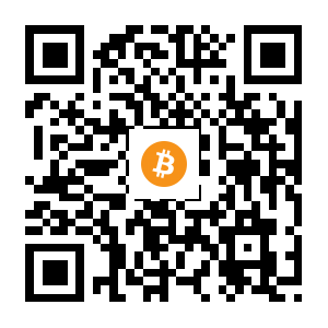 bitcoin:1G5EEpLAnYeESKWasdGeNpKBGQJ4EEnyLT black Bitcoin QR code