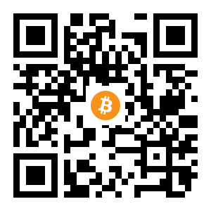 bitcoin:1G5HPThSsWsSBHRkkm2wKYrZ96kdA6WXvi black Bitcoin QR code