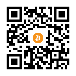 bitcoin:1G5JhS5fhVZyuVzpZgAeSyRUPjTaNaTEbw black Bitcoin QR code