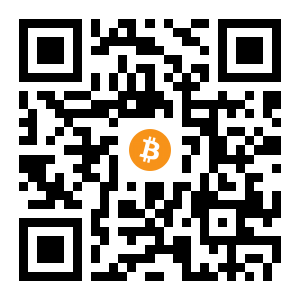bitcoin:1G6Pg6MmfSpuoQuCGZj66kgBn7YDutZQDi black Bitcoin QR code