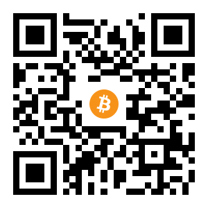 bitcoin:1G7MkZTbEgj2n9VBtPfYCfG9SpCp3GU3MW black Bitcoin QR code