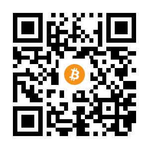 bitcoin:1G89Dp5LCj3JmtEW8Pyd7uE7kWZbqVdayA black Bitcoin QR code