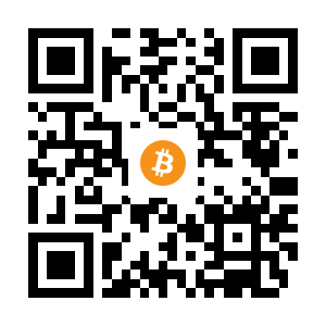 bitcoin:1G8Q6QSjsNAok77fXa1kpo5NBK9JRUW4YM black Bitcoin QR code