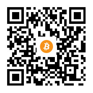 bitcoin:1G8dYGM2eietapTdCCg1VW5QcBxWnza1UK black Bitcoin QR code