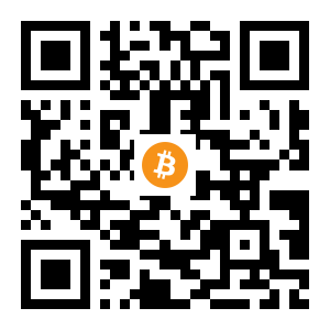 bitcoin:1G9BxAsvRHib2oZ4xYkLwyQh7uvC82weak black Bitcoin QR code