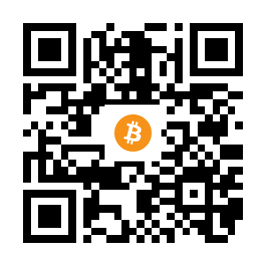 bitcoin:1G9NoB61YSrcmtM1gYfnvfu8c9UTgworVH black Bitcoin QR code