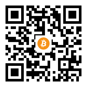 bitcoin:1GAyWkkr57tipNbxTwcotH2gh1Jg3EzV7b black Bitcoin QR code