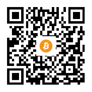 bitcoin:1GBKF4qVEP5umTv2jpAVJjsFF7koSjGSPR black Bitcoin QR code