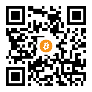 bitcoin:1GBYq1wPkJu9Z2b56fp8jvK2F4r59ZVFBS black Bitcoin QR code