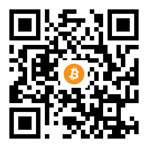 bitcoin:1GBmi5tsySBRrq7xZdkx1NujCuntAcyYwM black Bitcoin QR code