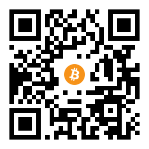 bitcoin:1GBsYYguUwLQg9dcuaFeBgwRnpZLVFmtrn black Bitcoin QR code