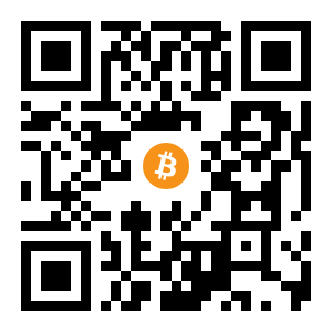 bitcoin:1GDA8kr2LpgTz2MaX4nTmyT5aGnMgEFiQ9 black Bitcoin QR code