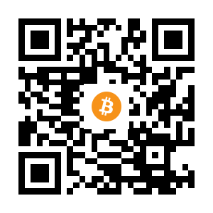bitcoin:1GDCNsKDidVj8oH5mnbnrpeA5xC7BLtEz2 black Bitcoin QR code