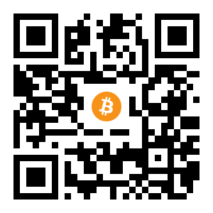 bitcoin:1GDHxZSfguSTuj3viHwkFa5kvvb5CtNSRv black Bitcoin QR code