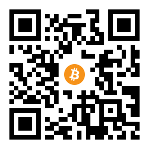 bitcoin:1GDJnV5pgYhn5njcJviPcyFDiXptUFeBFY black Bitcoin QR code