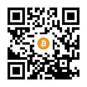 bitcoin:1GE9t6nFYdpkYYDzsj6NJTM5Bf1shE2VGs black Bitcoin QR code