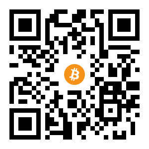 bitcoin:1GEC4MT3AeN3UZaLQ3nGyYNxdjdyE6Akvy black Bitcoin QR code