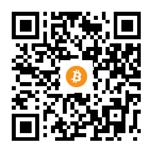 bitcoin:1GFXzyz4S7pyBpHrumYxqypjYY2iEVoGAo black Bitcoin QR code