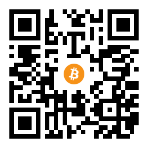 bitcoin:1GFfiRUNys8WDGXAxGaqmNmD5bk13GVxaG black Bitcoin QR code