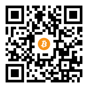 bitcoin:1GFmLSYSWmj6GZwwEqY1rEEhDekXpx7KmR black Bitcoin QR code