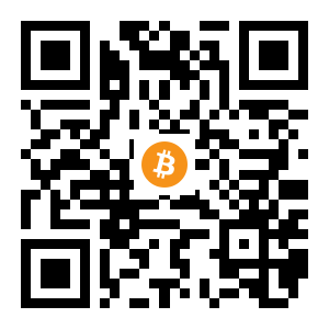 bitcoin:1GFnHTAxy5kP2Zds3XSi7zk3qC4qVb8ku2 black Bitcoin QR code