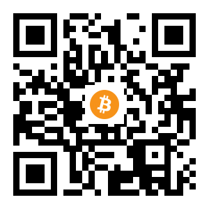 bitcoin:1GGMfLJUZJCT1SDZJ4PCeZtCy1RPA9pkVe black Bitcoin QR code