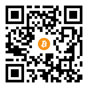 bitcoin:1GHBwDWH3NVznZAVouqMyfDgB11SHkodsA black Bitcoin QR code