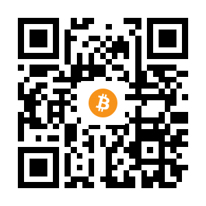 bitcoin:1GJLBafJSutwUSekcg2yp4AoPX9bE2QA3D black Bitcoin QR code