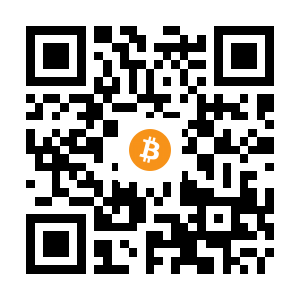 bitcoin:1GK3kXK9A3Y57XTBWYPftm87K4X3QB93Uu black Bitcoin QR code