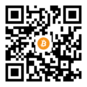 bitcoin:1GLa4eGQmVoaCiGeEpGseECYe2ZCJXewCv black Bitcoin QR code